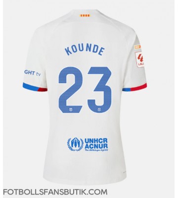 Barcelona Jules Kounde #23 Replika Bortatröja 2023-24 Kortärmad